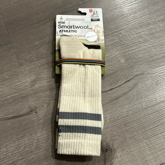 Smartwool Other - SMARTWOOL | NATURAL ATHLETIC STRIPE CREW SOCK (For Men)
